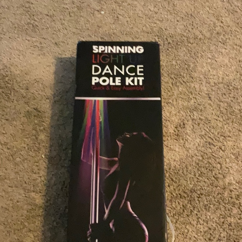 Light up dance pole